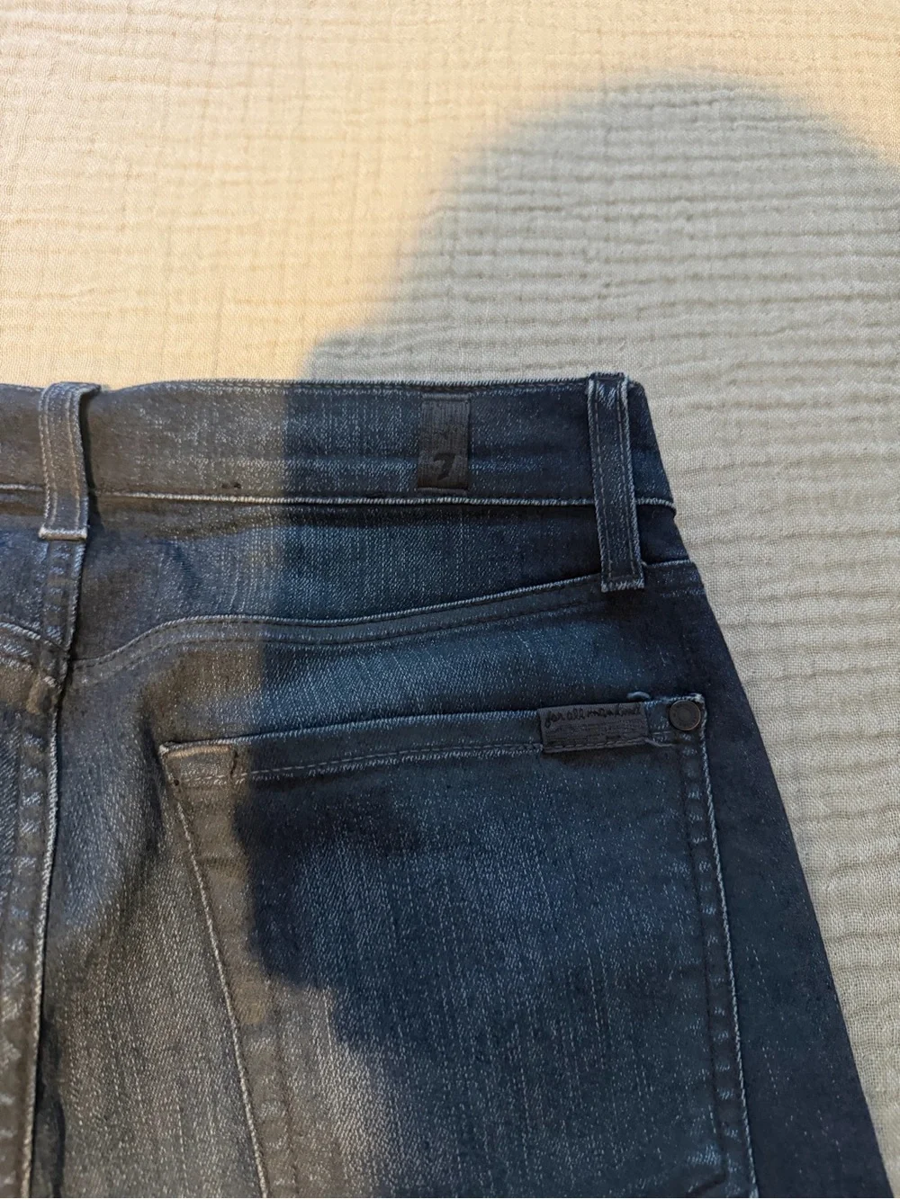 7 For All Mankind Men's Skinny Jeans - Faded Blue